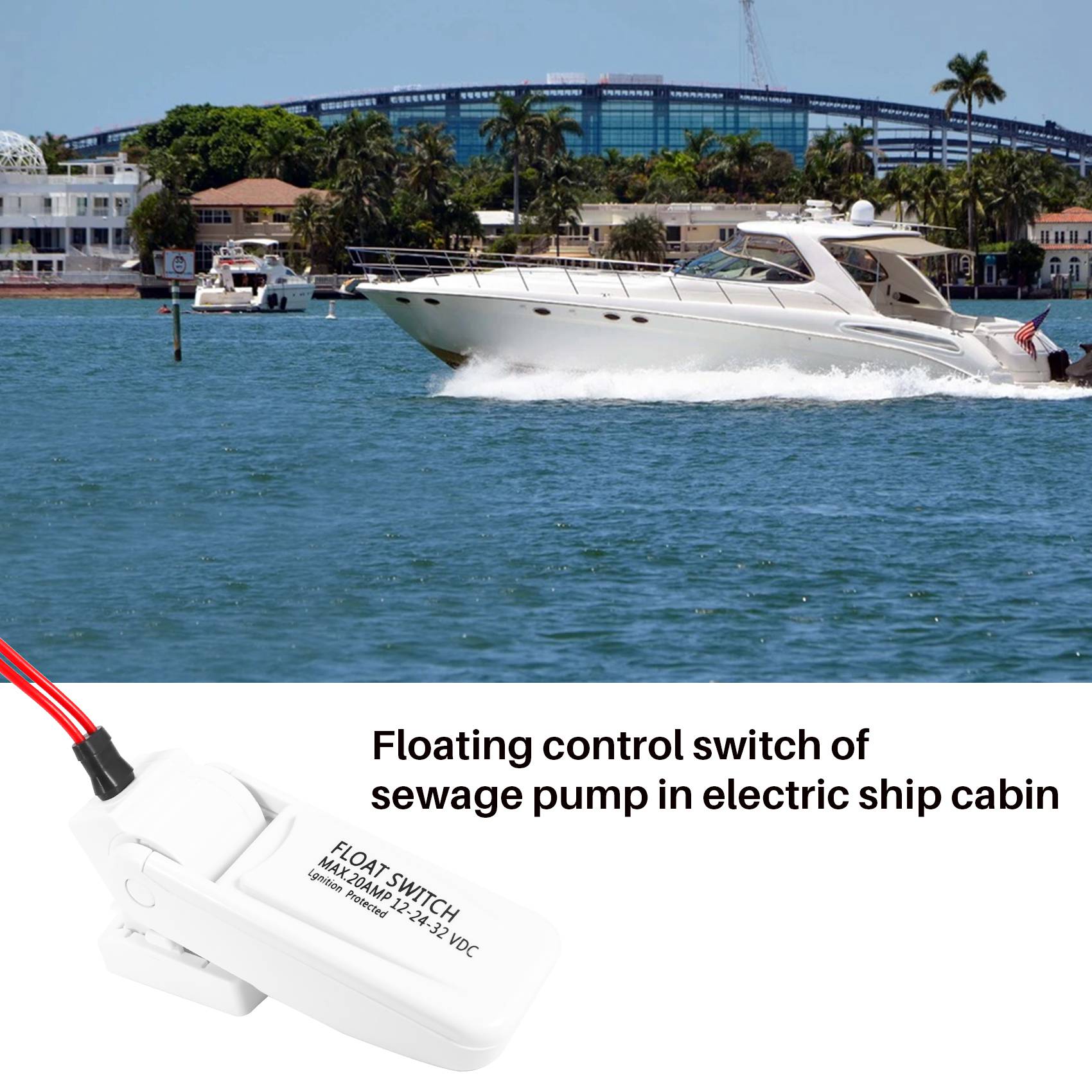 Fishing Boat Bilge Pump - AASS-bomba de bilis interruptor de flotador