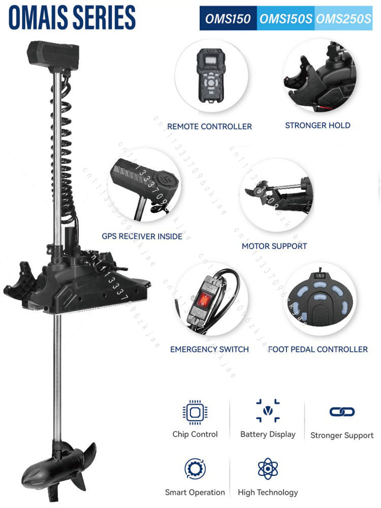 Fishing Boat Trolling Motor - Motor Eléctrico de Arrastre para Embarcaciones,