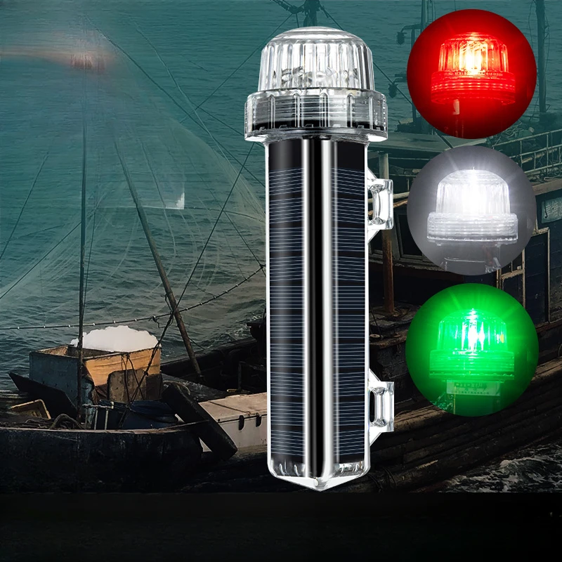 Fishing Boat Navigation Light - Nueva luz Solar de señal de