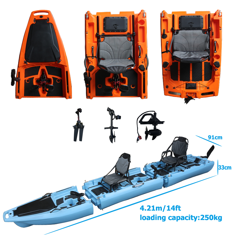 Fishing Boat Seat - Kayak Desmontable de 14 Pies para