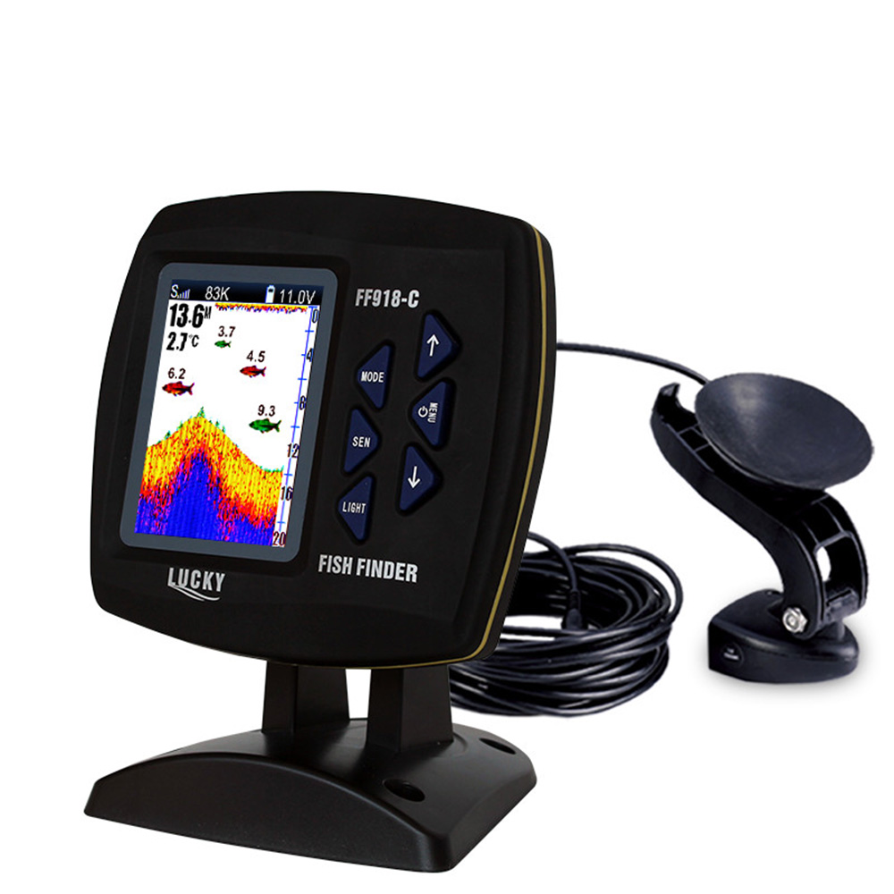 Fishing Boat Depth Finder - Localizador de peces con cable, buscador