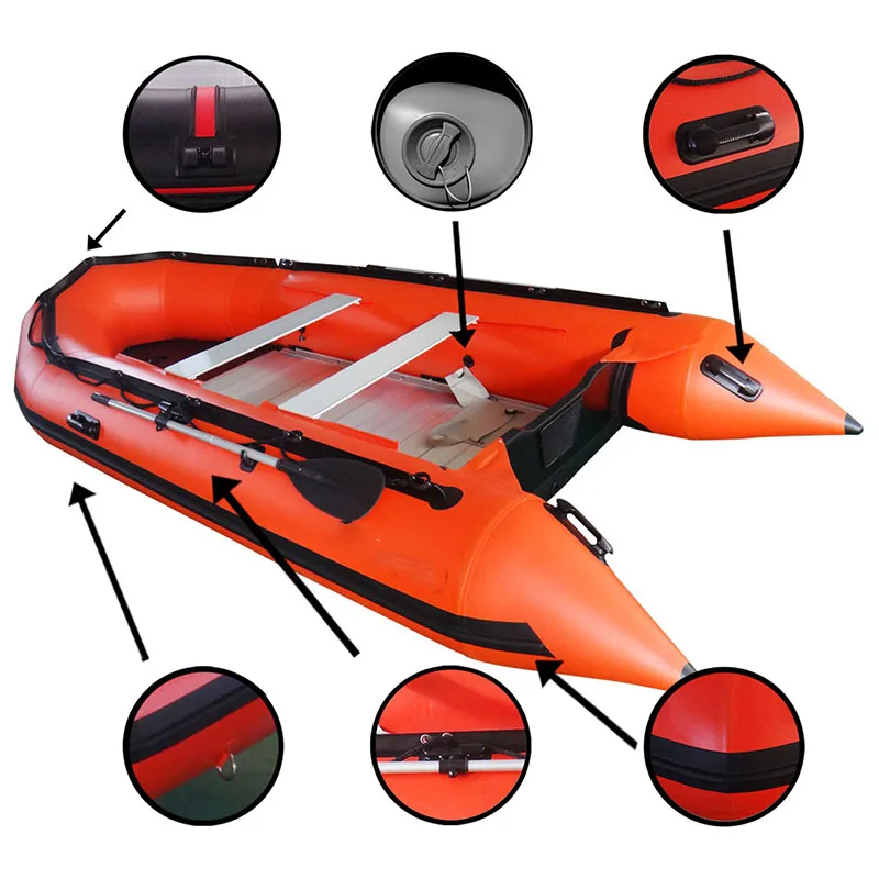 Fishing Boat Outboard Motor - Bote Inflable de Goma para Pesca