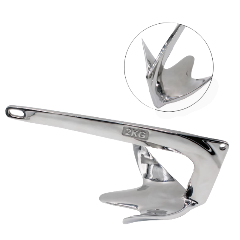Ancla Bruce de acero inoxidabl - Fishing Boat Anchor reseña y precio