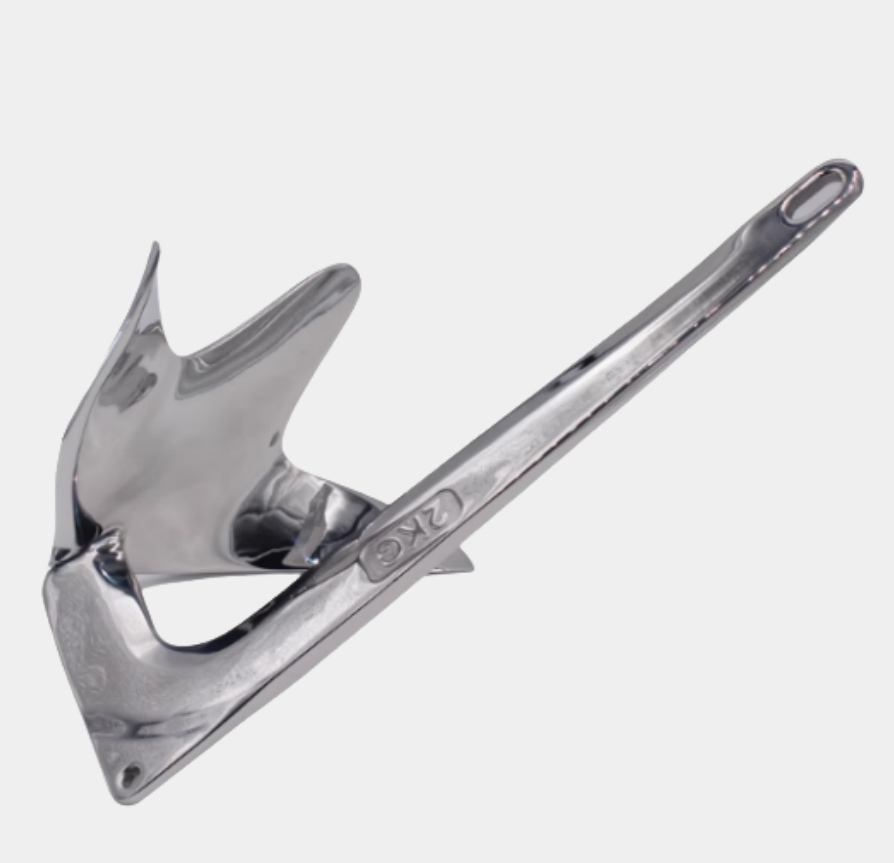 Ancla Bruce de acero inoxidabl - Fishing Boat Anchor reseña y precio