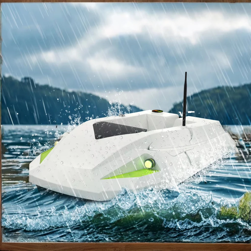 Barco Cebador de Pesca RC con  - Fishing Boat Gps reseña y precio