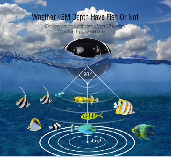 Buscador de Peces Portátil, co - Fishing Boat Depth Finder reseña y precio