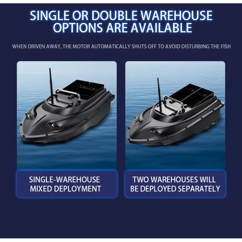 Barco Cebador para Pesca de Ca - Fishing Boat Gps reseña y precio