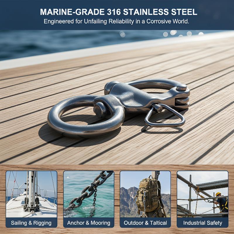 Grillete Giratorio Marino de A - Fishing Boat Paddle reseña y precio
