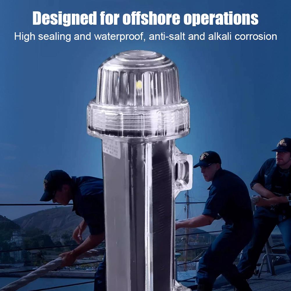 Nueva luz Solar de señal de oc - Fishing Boat Navigation Light reseña y precio