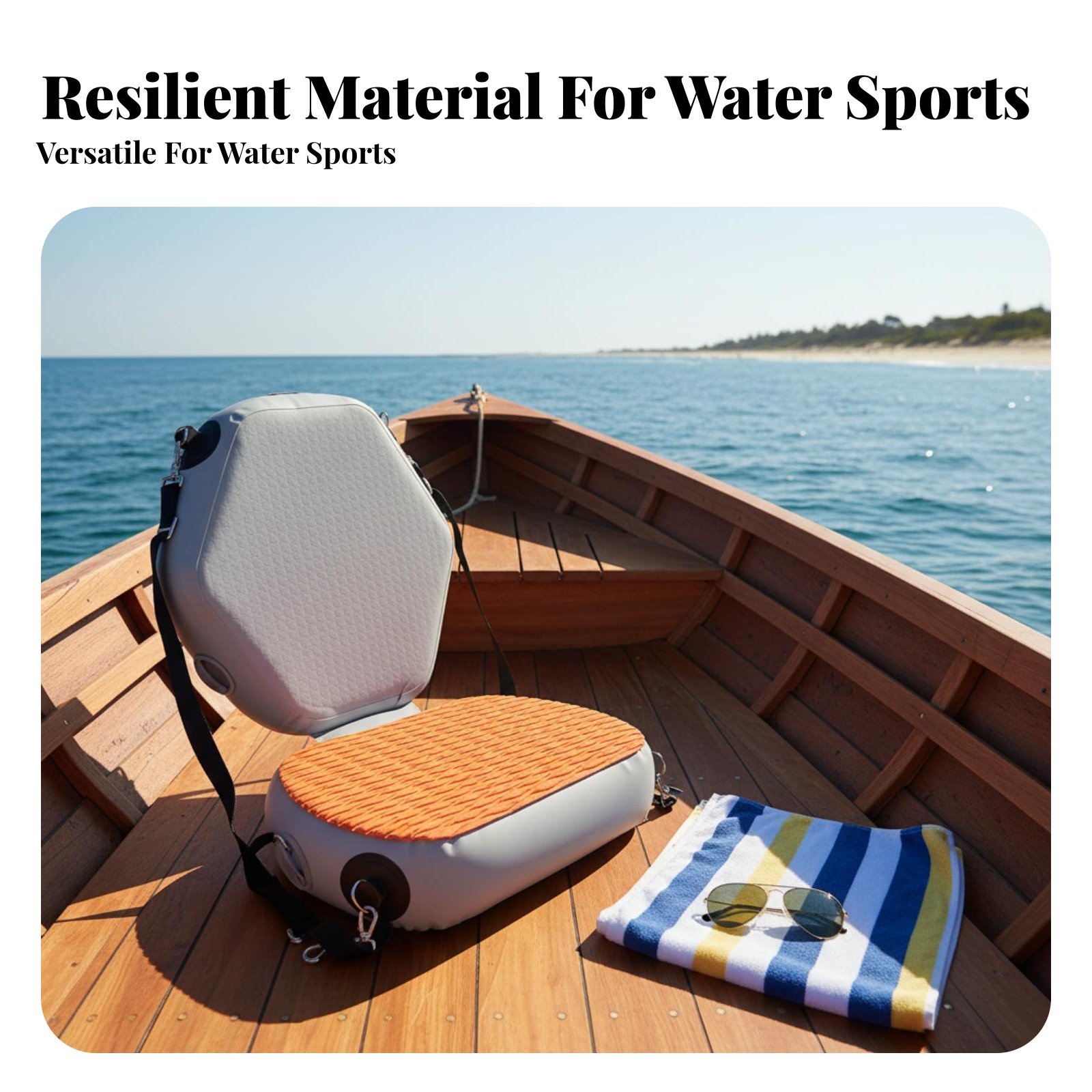 Asiento inflable para kayak, r - Fishing Boat Seat reseña y precio