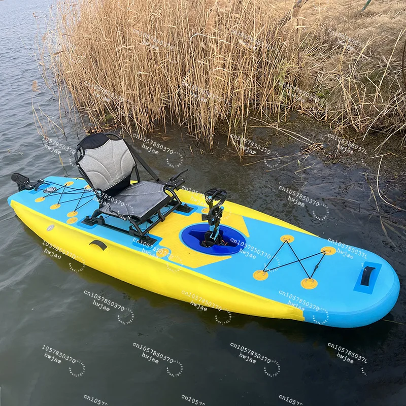 Kayak Inflable con Pedales y L - Fishing Boat Inflatable reseña y precio